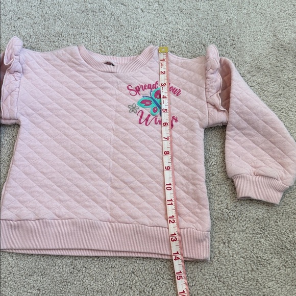 Disney Pink Quilted Kids Encanto Sweatshirt Size 4T - Picture 5 of 6